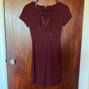 Maroon dress